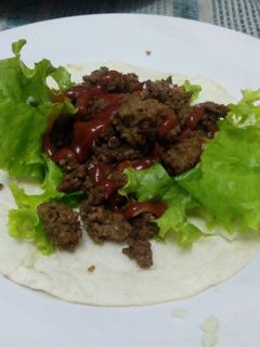 Una foto de Burrito incompleto