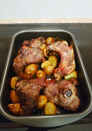 Foto di Agnello al forno con patate