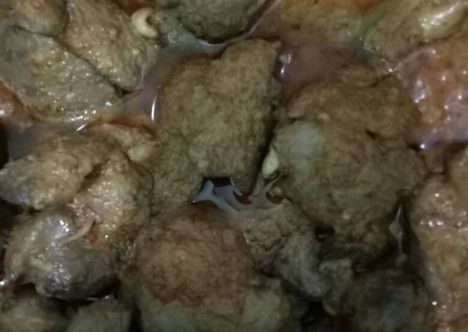 Ternyata ini loh! Bagaimana cara membuat Rendang ati yang spesial