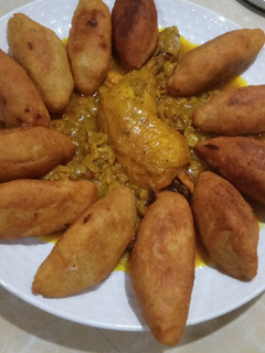 صورة لوصفة كبة البطاطا مع طاجين زيتون