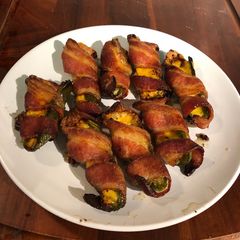 A picture of Easy cheesy Jalepeno poppers.