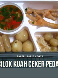 Foto resep Cilok kuah ceker pedas