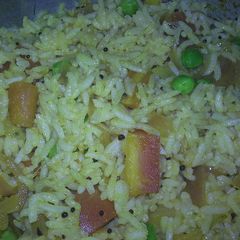 A picture of Green peas Pulav.