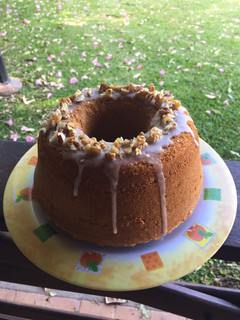 Una foto de Budín de harina Integral