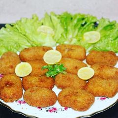 Chicken nuggets A picture of Chicken nuggets.