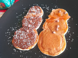 Χριστουγεννιάτικα pancakes🎄🍯🍫 (Χιονάνθρωποι)