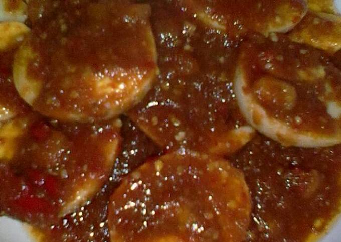 Cara Memasak Telur Balado Simple Yang Enak