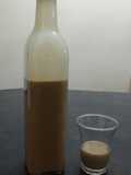 Licor cremoso de café y chocolate