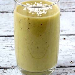 A picture of Pineapple, Banana & avocado smoothie.