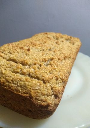 Una foto de Budín de manzana, coco y miel 🍎🥥🍯