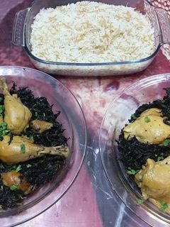 صورة لوصفة ملوخية شامية