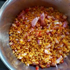 A picture of Spicy Street food Masala Moong dal.