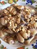 Gnocchi con radicchio, gorgonzola e noci