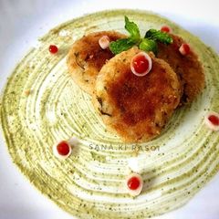 A picture of Poha Potato Cutlet.