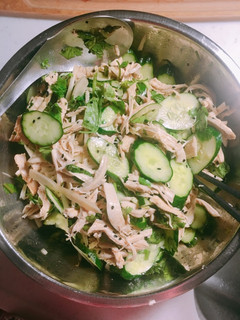 涼拌雞胸肉 的食譜成品照片