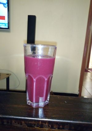 A picture of Beetroot juice#authormarathon.