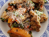 Ensalada de pollo y verduras