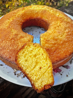 Una foto de Budín de naranja
