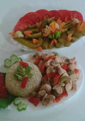 صورة لوصفة طاووق ورز