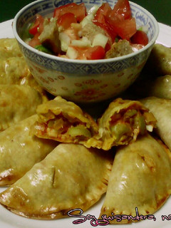 Una foto de Empanadillas de pollo al horno