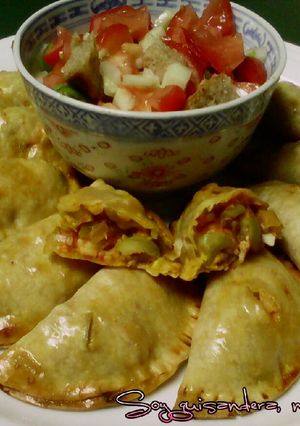 Una foto de Empanadillas de pollo al horno