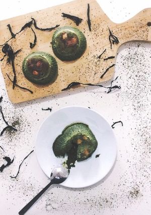 Foto resep Matcha lava cake (green tea molten lava cake)
