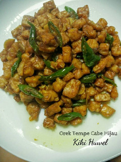 Foto resep Orek Tempe Cabe Hijau