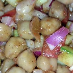 A picture of Chana chaat.