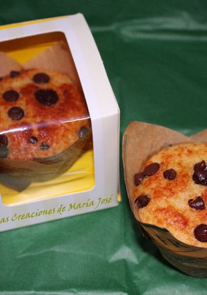 Foto principal de Muffins de coco con pepitas de chocolate