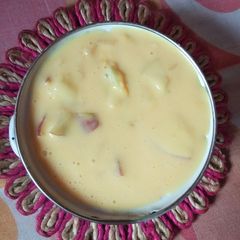 A picture of Fruit custard.