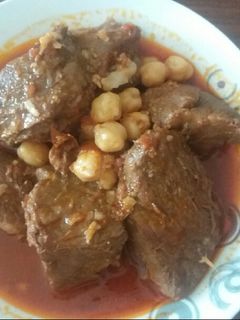 صورة لوصفة شطيطحة بلحم غنمي