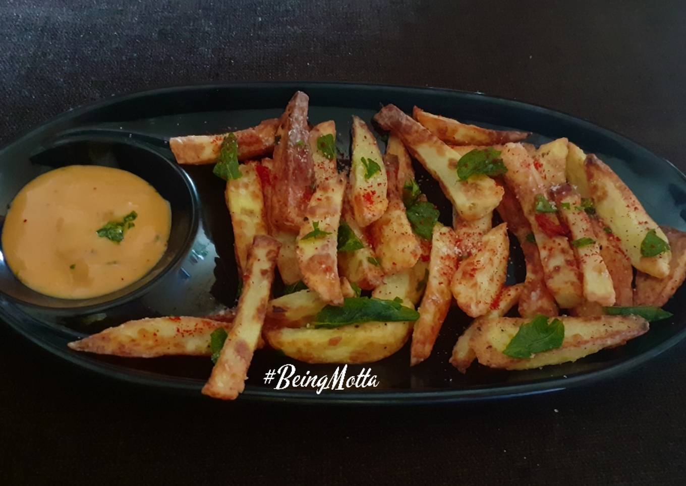 Curry Leaves French Fries (Airfryer Recipe)