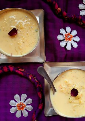 A picture of Sweet Potato Kheer (Shakkarkandi Kheer).