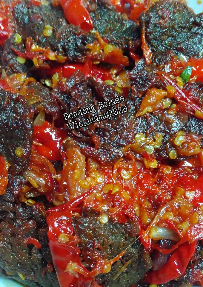 Foto resep Dendeng Balado Basah Recook ci @Xander's Kitchen