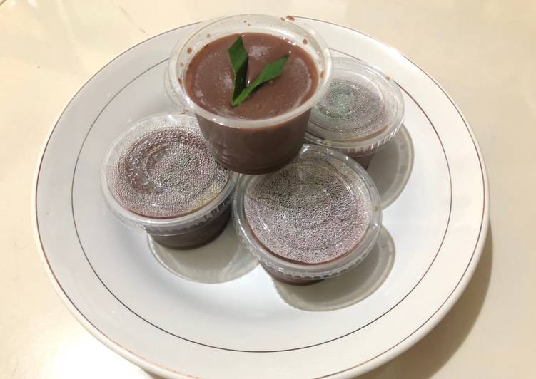 Resep Agar agar Coklat pake santan, Enak