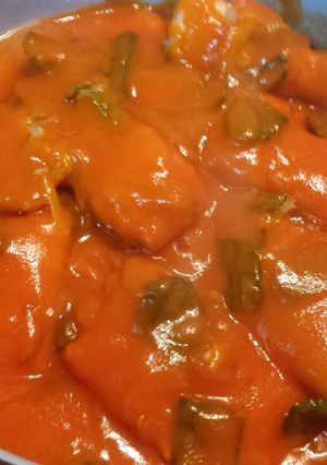 Foto principal de Bacalao con tomate y pimientos