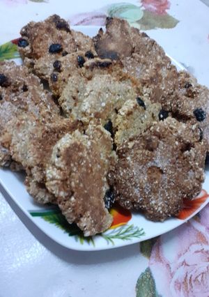 Una foto de Galletitas de avena con miely banana