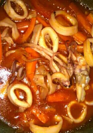 Foto resep Cumi Asem Manis resep mertua