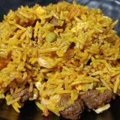 A picture of Soyabean Fried Rice.