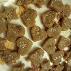 A picture of Homemade Coconut and Semolina Burfi.