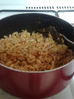 A picture of Red sauce cheesy pasta #cookpadramadan.
