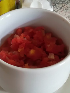 Una foto de Guiso de tomate sabroso