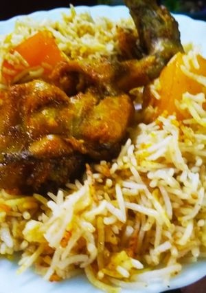 চিকেন বিরিয়ানি (chicken biriyani recipe in Bengali) রেসিপির প্রধান ছবি