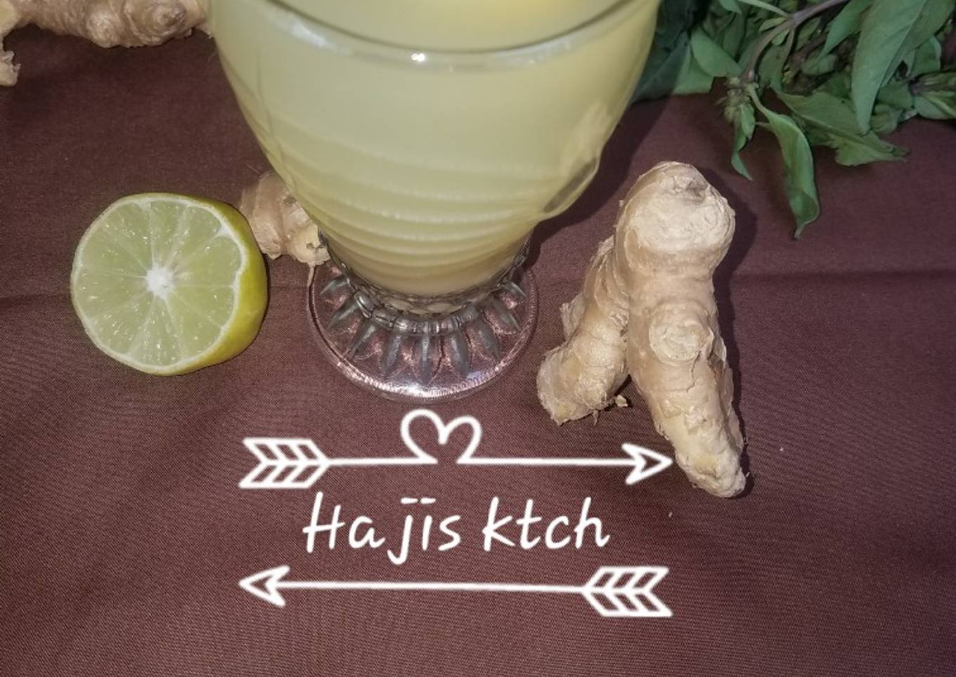 Drink cold ginger with lemon.