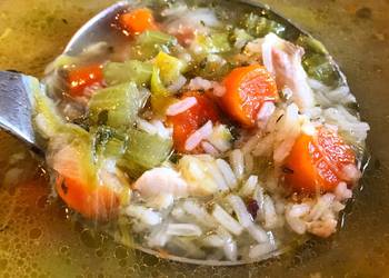 New Recipe Chicken  Jasmine Rice Soup with Extra Garlic Delicious Nutritious New Recipe Chicken  Jasmine Rice Soup with Extra Garlic Delicious Nutritious