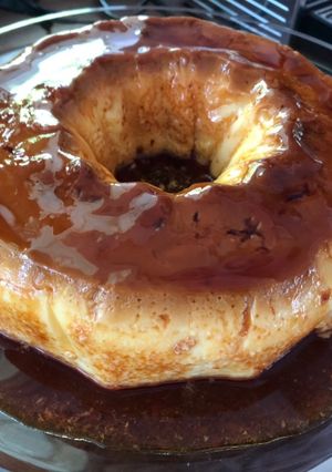 Una foto de Flan casero