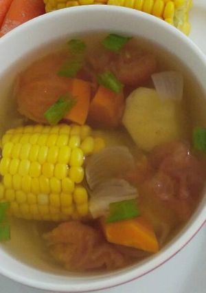 A picture of ABC soup.