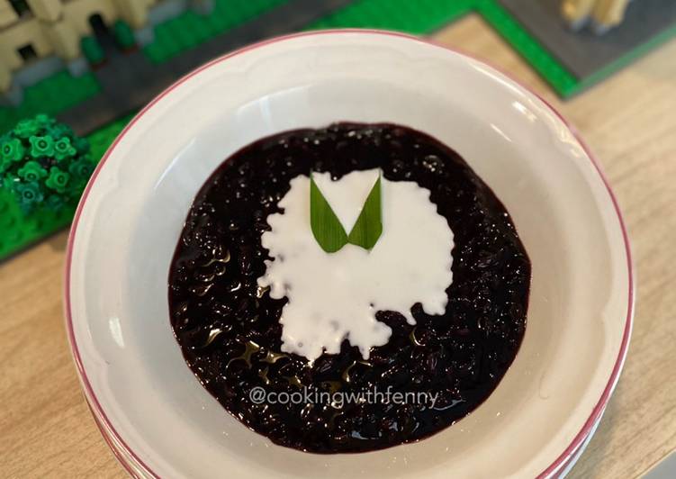 Mudah Cepat Memasak Bubur Ketan Hitam Enak Bergizi