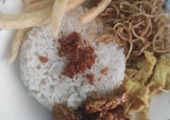 Nasi uduk rice cooker