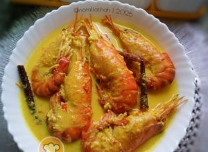 Gambar Udang Galah Masak Lemak Tempoyak